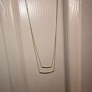 Jillian Michael Elliott Pre-Layered Bar Necklace